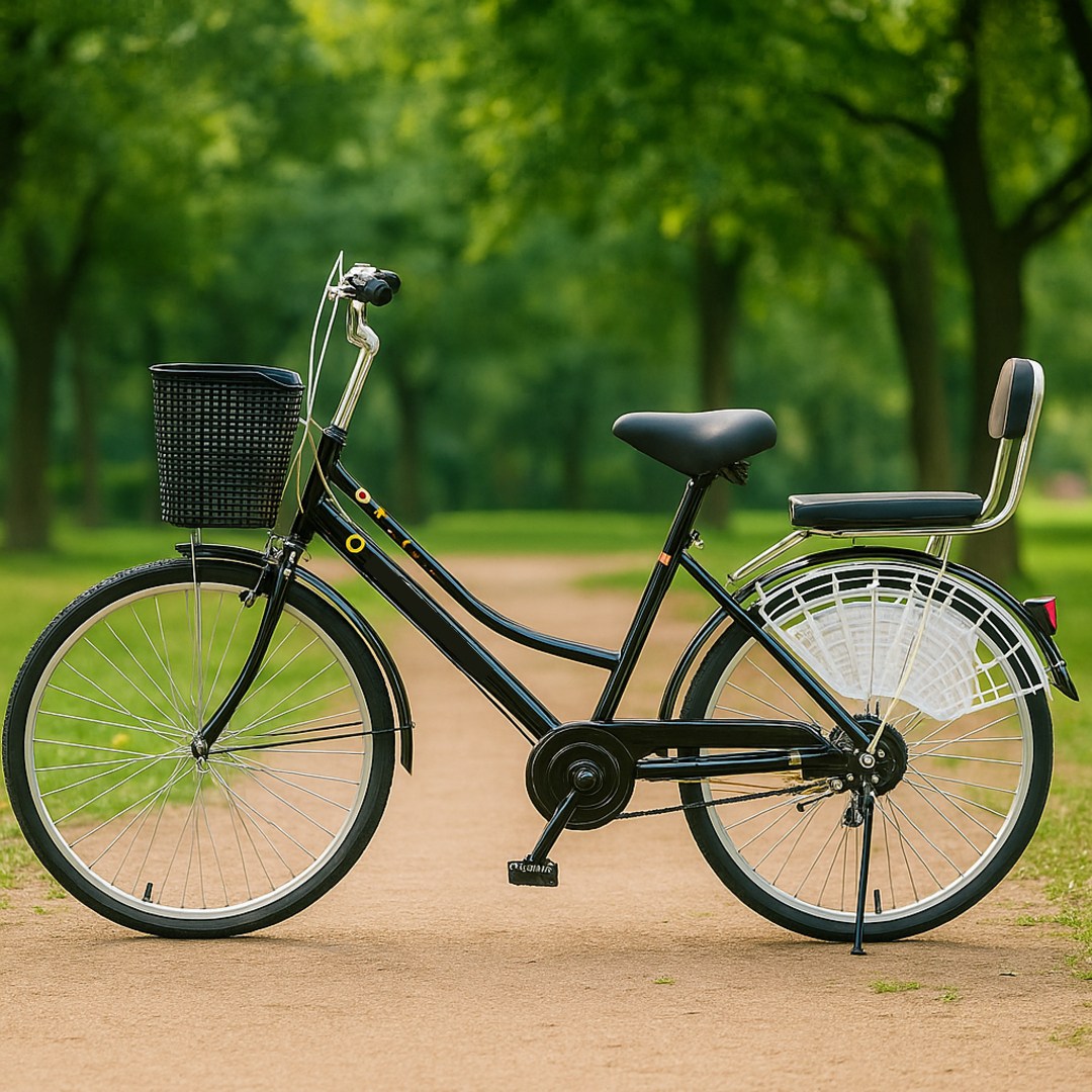 마카롱바이크 클래식 자전거 출퇴근용 입문용 24인치 26인치 튼튼한 안전한 가벼운 바구니 핸들 높이 조절, 1개, 160cm, B 144,900원