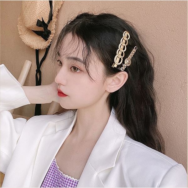 미다미 [2P세트] 골든체인집게핀 5,900원