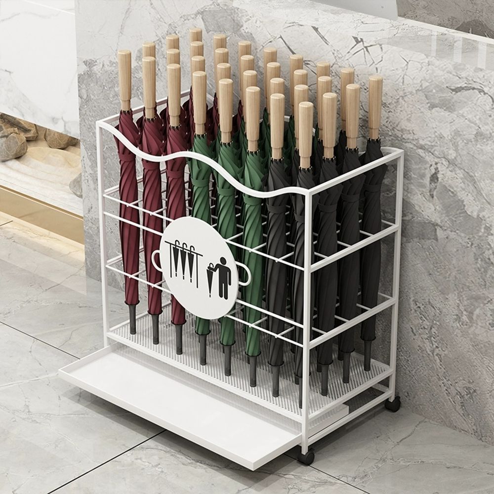 업소용 이동식 우산꽂이 아울렛 대용량 현관 보관함 거치대 옷가게 88,910원