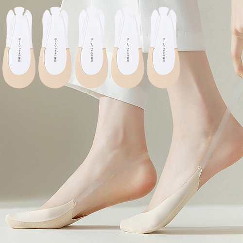 올웨이즈굿 여성 여름 구두 페이크삭스 발가락 끈 덧신 5켤레 11,700원