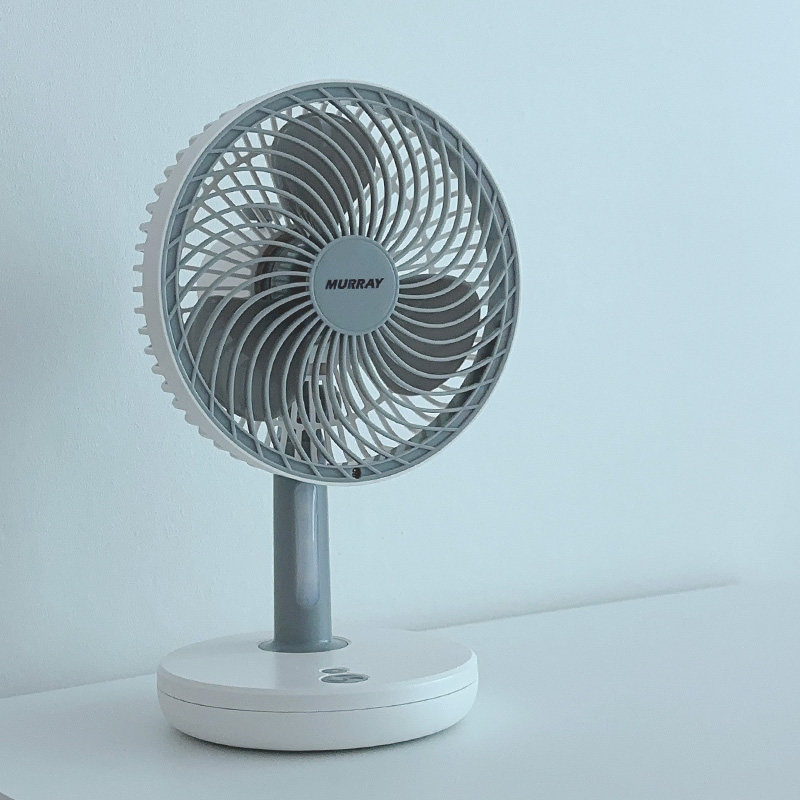 마농 무선 무소음 LED 무드등 탁상용 선풍기, 화이트 28,900원