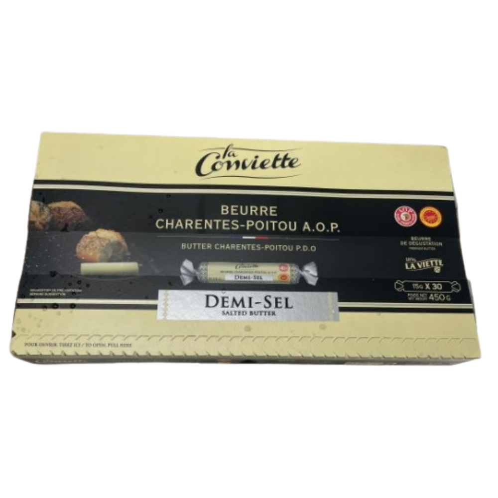 라꽁비에뜨 버터 무염 450g 30개입 라콩비에트 프랑스 AOP 천연 발효 프랑스 명품버터, 450g, 1개 46,900원