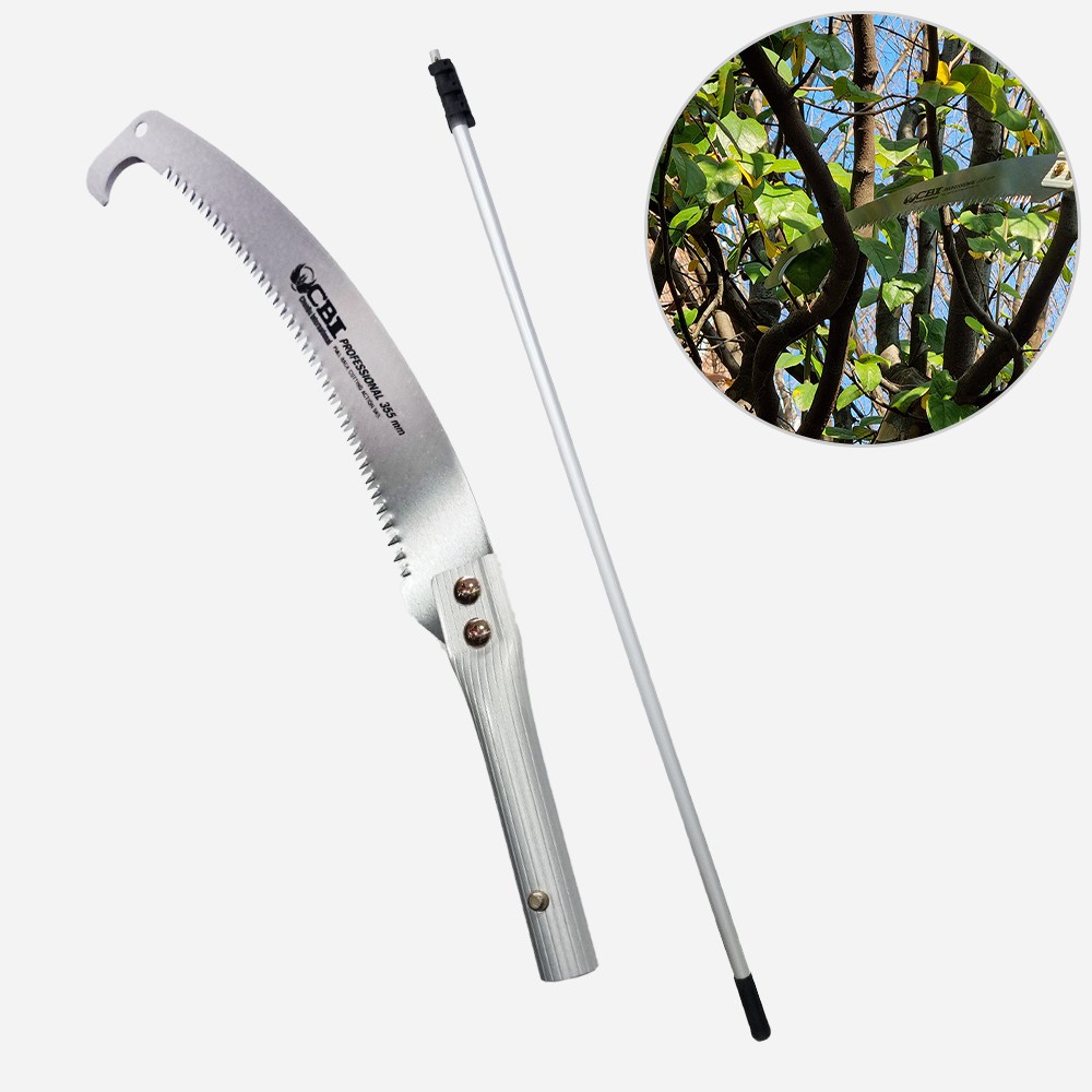 월드크린 파워 고지톱 + 알루미늄 장대 7.5m 나무 가지 치기 제거 원예 전지 톱 52,500원