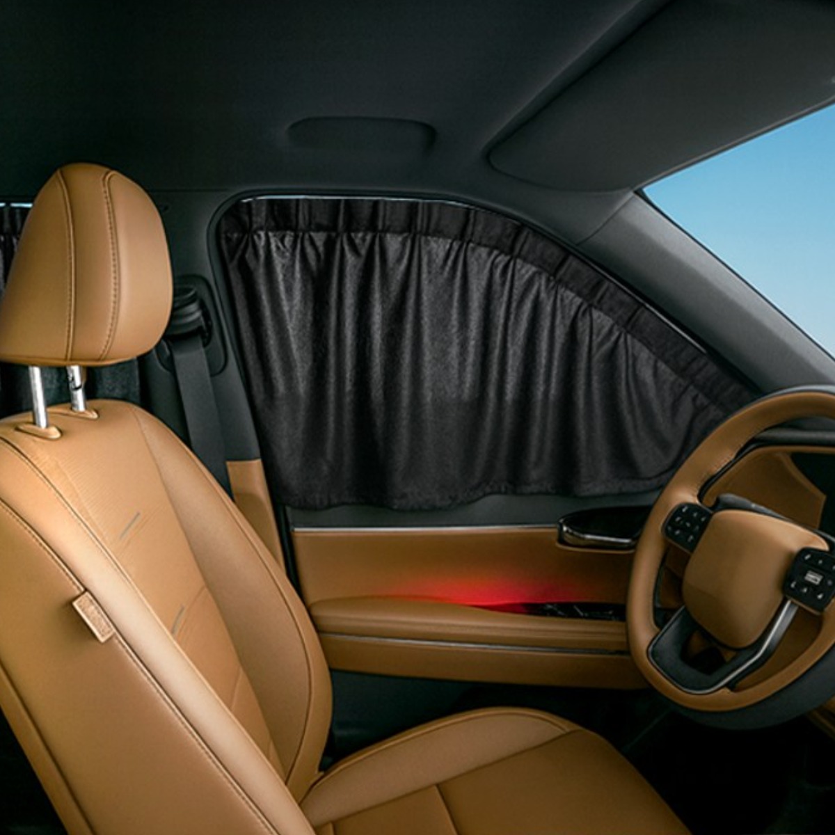 벤비아믹스 펠리세이드 리무진 커튼 풀세트 4p 레일커튼 암막 사생활보호 차박 캠핑 햇빛가리개 썬쉐이드 00822 56,800원