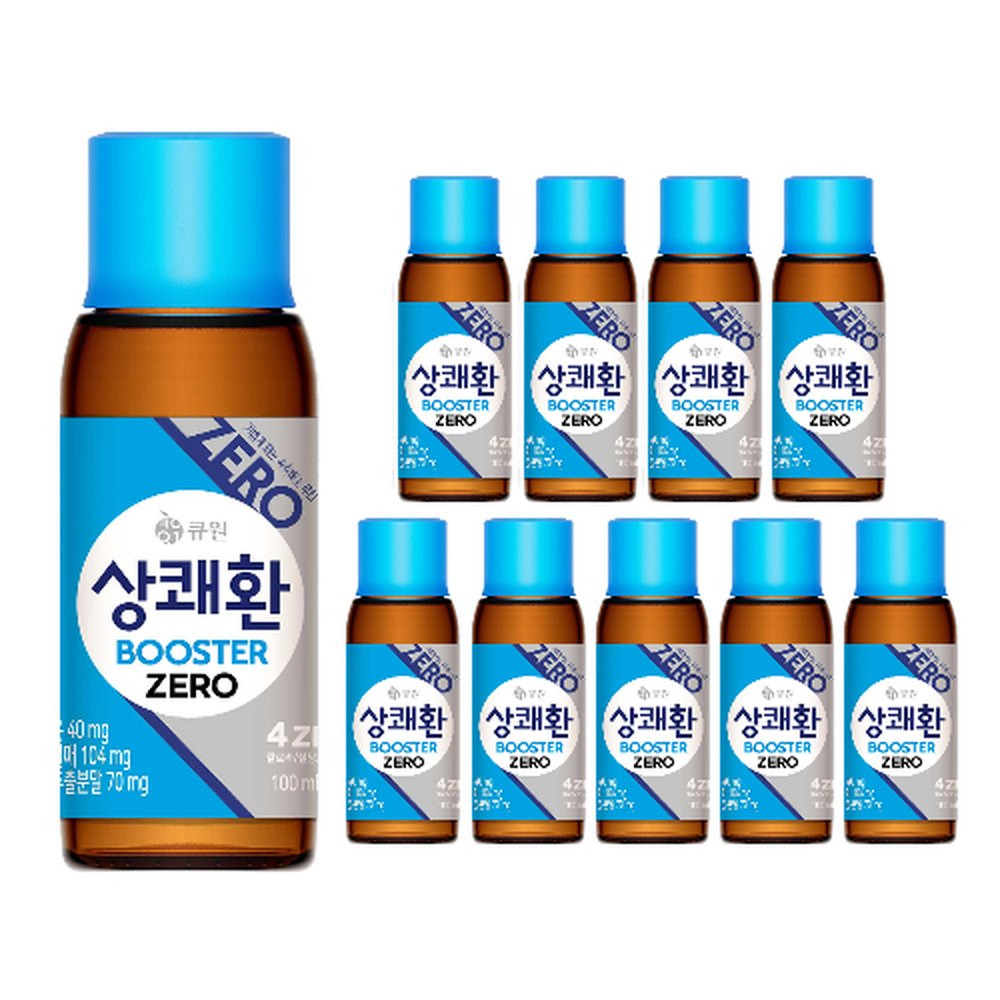 큐원 제로칼로리 숙취해소 상쾌환부스터제로 100ml 10개입 1개 32,110원