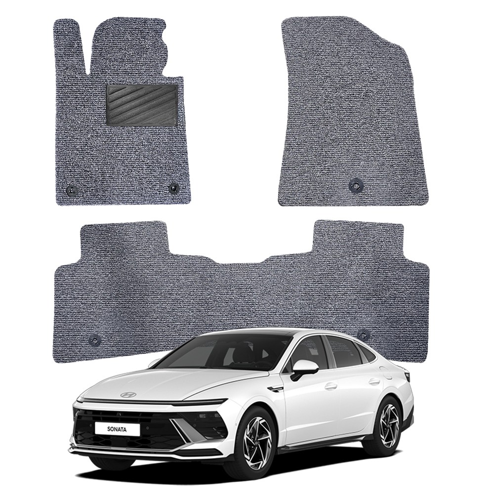 로드핏 제네시스G70 G80 GV70 GV80 밀림방지 자동차 코일 카매트 운전석 1열 2열, 그레이, 1열(운전석+조수석) 25,900원