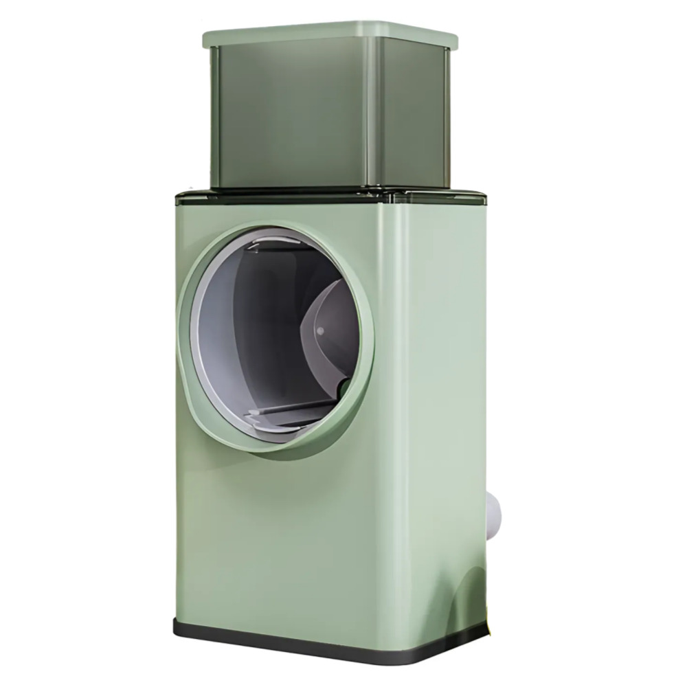 프리마 안전 만능 야채 슬라이서 304 드럼통 회전채칼 3종칼날, 1개, 그린 18,800원