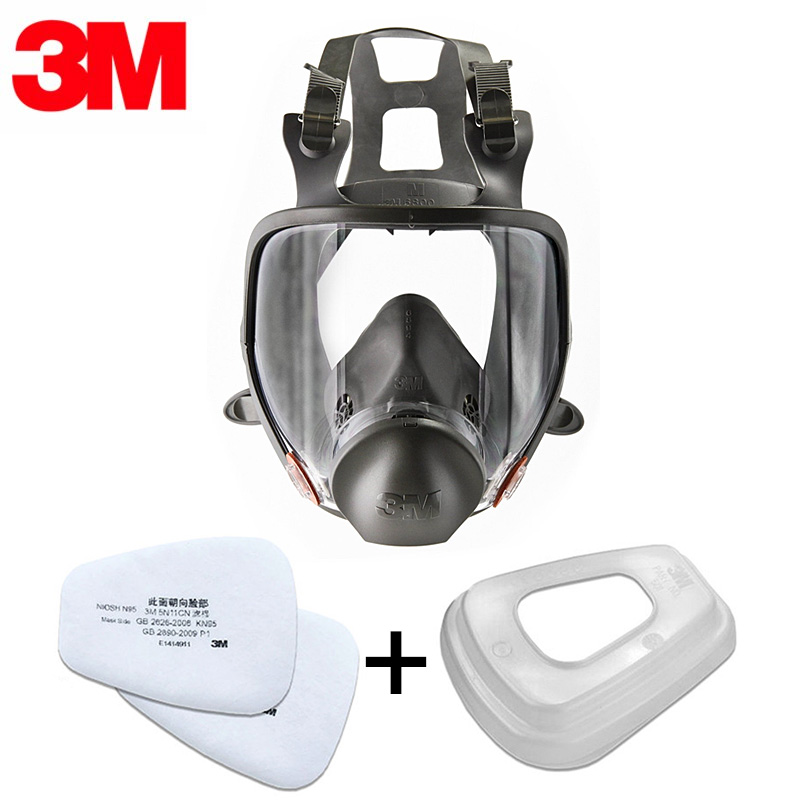 3M 전면형 방독면 6800(중형)+필터5N11(2개)+501(2개) 227,200원