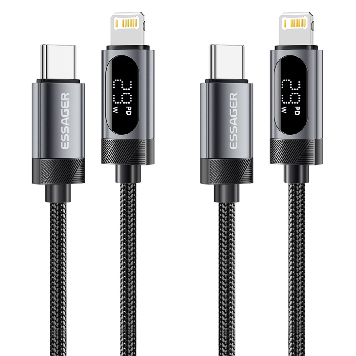 Essager 디스플레이 PD 29W C to 아이폰8핀 고속충전 케이블 12,800원