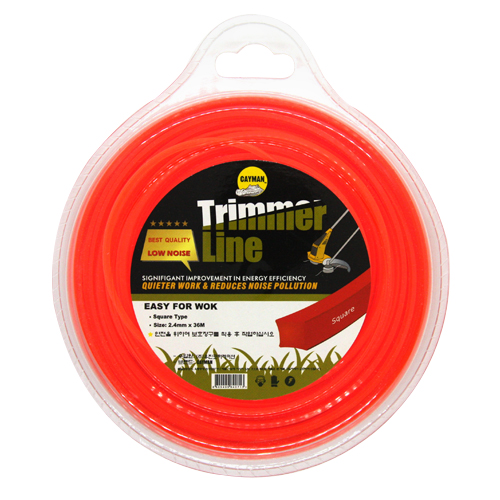 카이만 예초기 나일론 줄 사각 2.4mm x 36m 예초기, 1개 10,000원