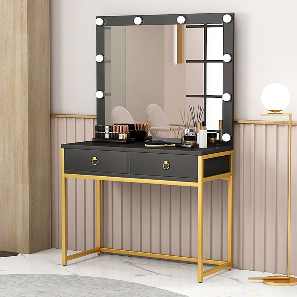 미용실/피부관리실 고급 화장대 추천 심플 LED조명 인테리어 화장대겸책상 208,800원