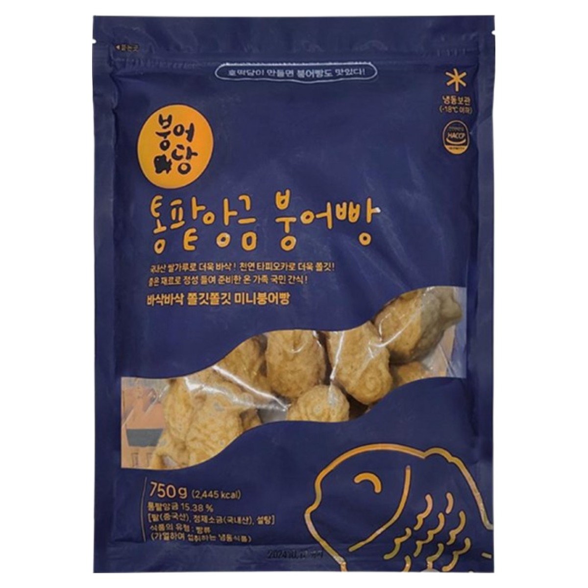 [붕어당] 호떡당이 만든 붕어빵 통팥앙금 미니붕어빵, 750g, 3개 33,900원