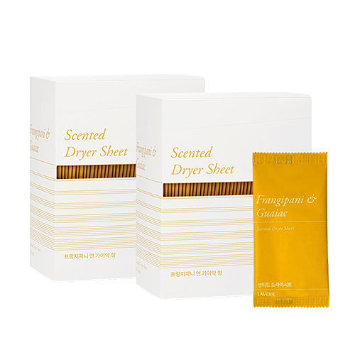 라브아 샌티드 건조기시트 프랑지파니 앤 가이악 본품, 40개입, 370g, 2개 31,200원