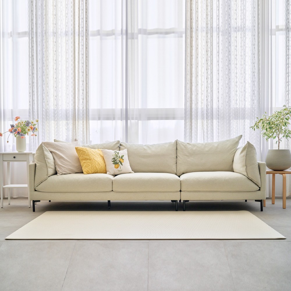 양면 pvc매트 거실 바닥 놀이방 쿠션매트, 아이보리 145,900원