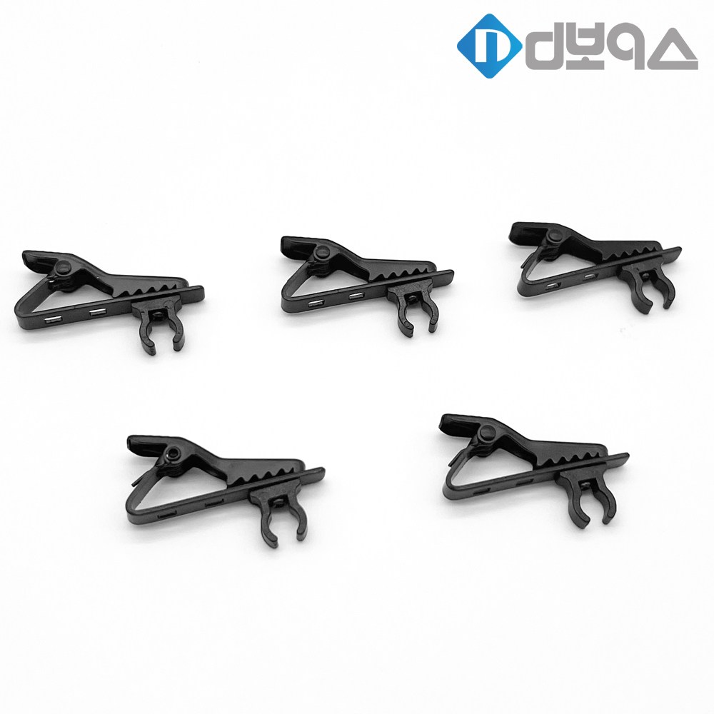 핀마이크 집게 5개 1세트/마이크클립/마이크용/집게/클립/LC-2 [디보이스] 8,000원