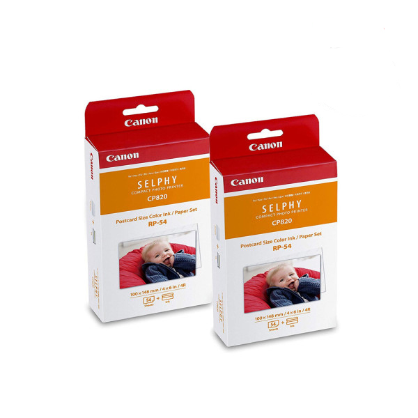 캐논 정품 RP-54 인화지 2팩 (108매/CP1500 1300 1200전용) 56,000원