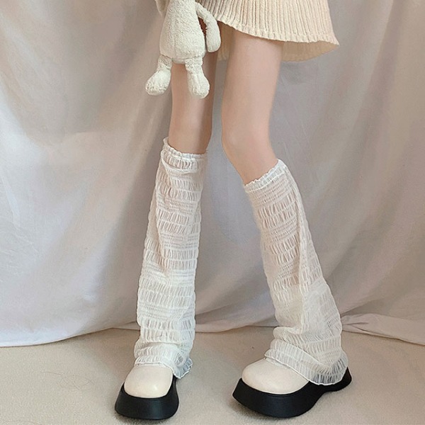 핑크비올라 하라주쿠풍 레이스 여름 발토시 종아리 레그워머 13,250원