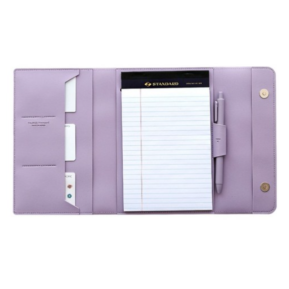 퍼니메이드 오피스 가죽 노트패드 커버 + 속지 A5 + 펜 세트 37,150원