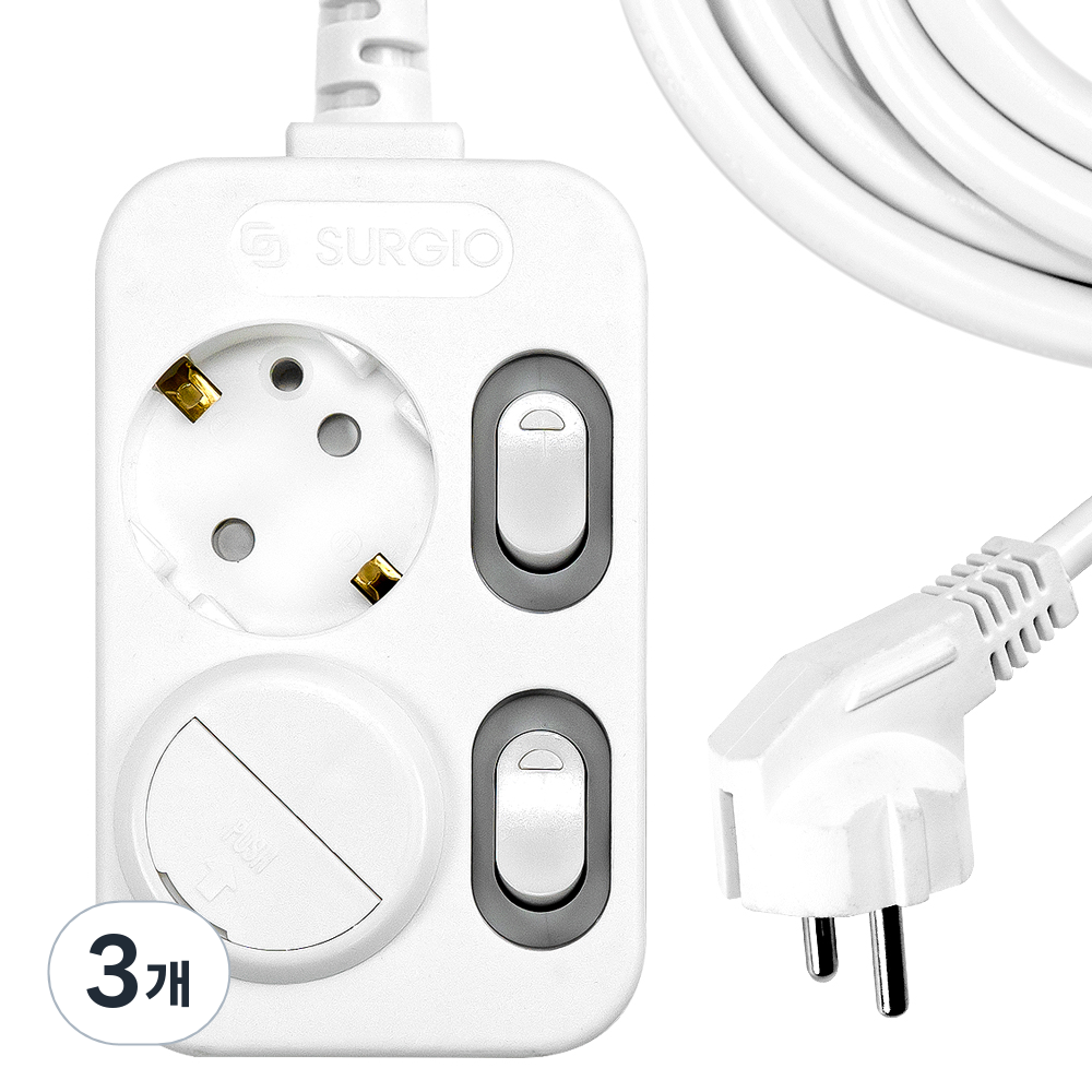 써지오 개별 안전커버 멀티탭 2구 DH-2029-RT + 안전커버 1P 36,350원
