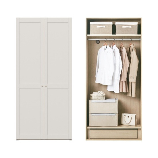 한샘 프레임 클래식 옷장 100cm(높이216cm) 행거형B타입 437,640원