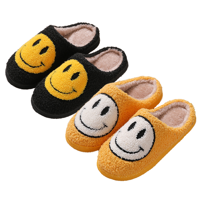 IAWI 스마일 슬리퍼 2개, 블랙+옐로우, 1개 15,900원