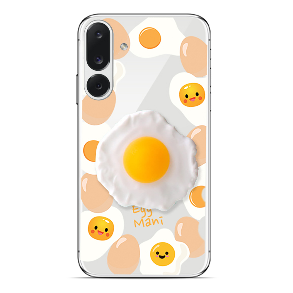 바비듀 계란 후라이 스마트톡 케이스 그립 손잡이 거치대 갤럭시 와이드8 A16 S25 A17 점프4 9,800원