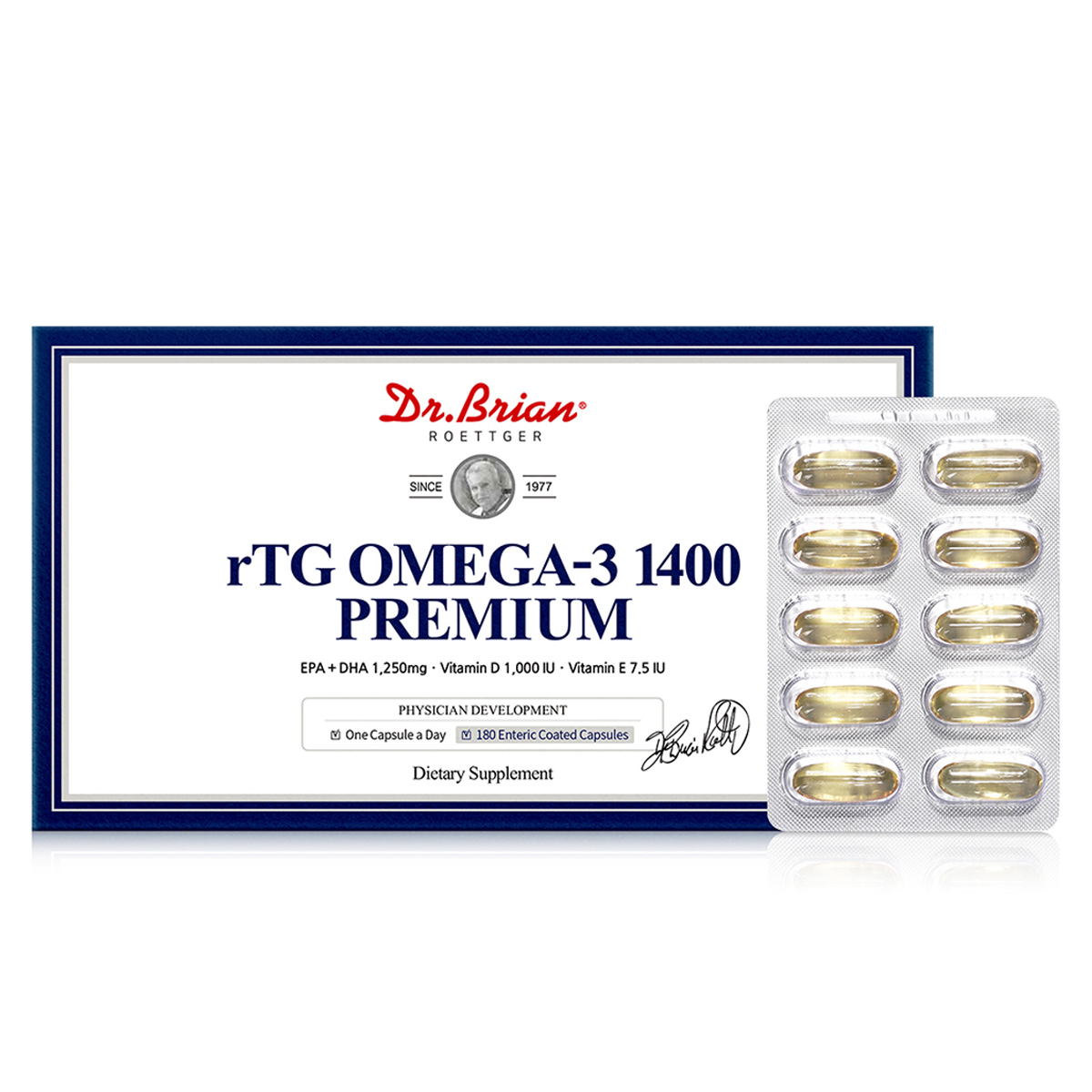 닥터브라이언 rTG 오메가3 1400 프리미엄 252g 39,770원