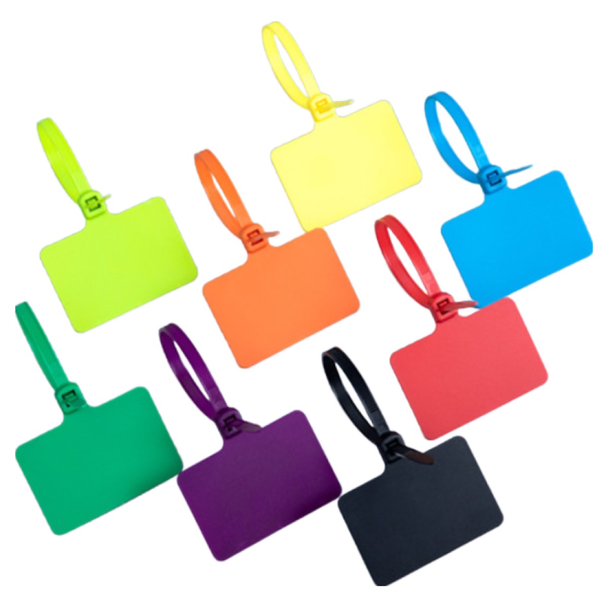 SKMK 네임타이 각인 케이블타이 5종 노랑 주황 빨강 초록 파랑 25p 18,900원