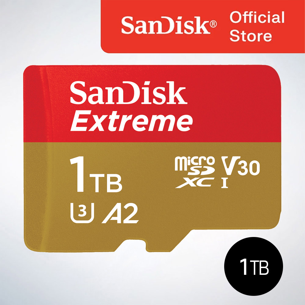 샌디스크코리아 공식인증정품  마이크로 SD카드 SDXC Extreme 익스트림 QXAV 1TB 275,500원