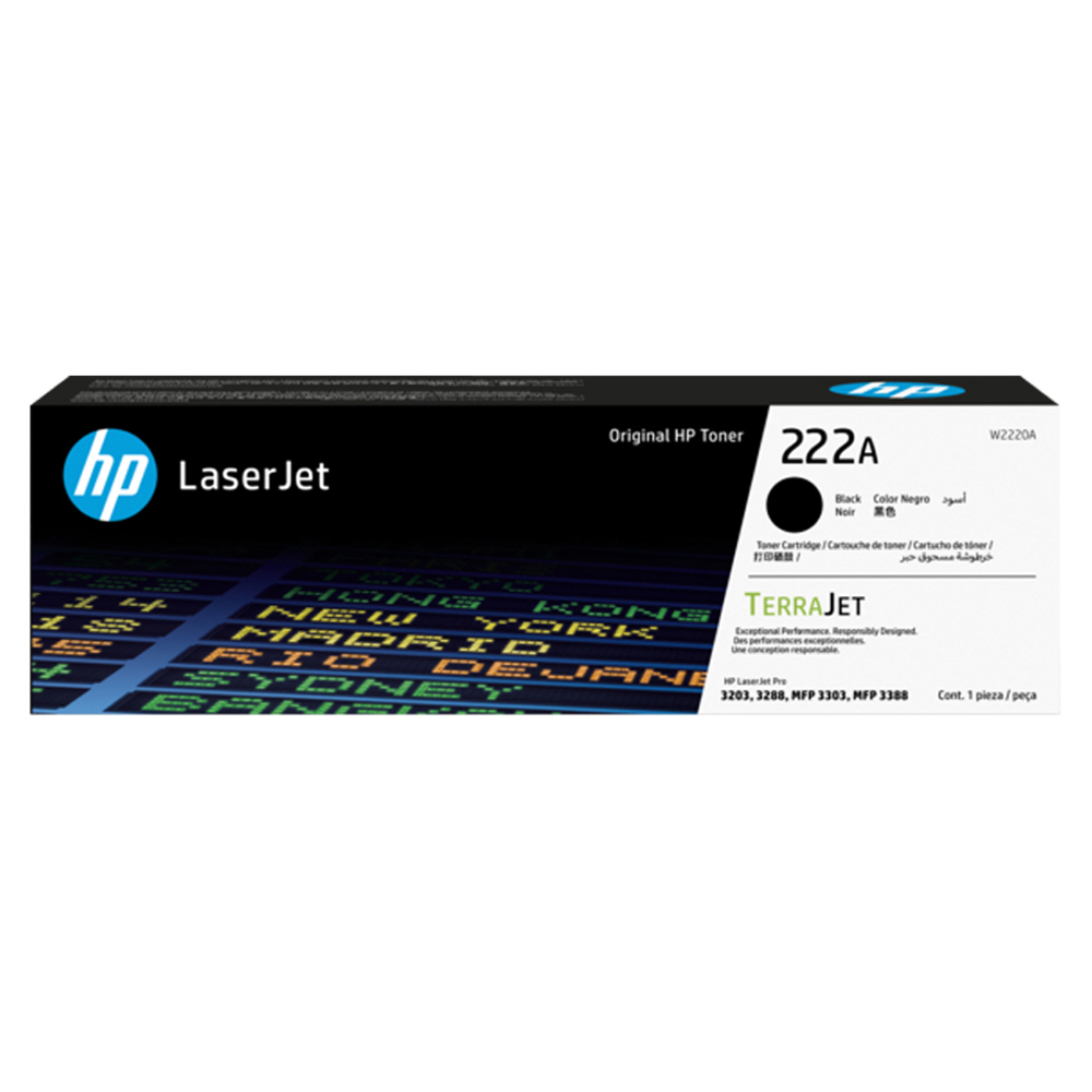 HP 정품 No.222A 표준용량 토너 W2220A, 1개, 검정 91,250원