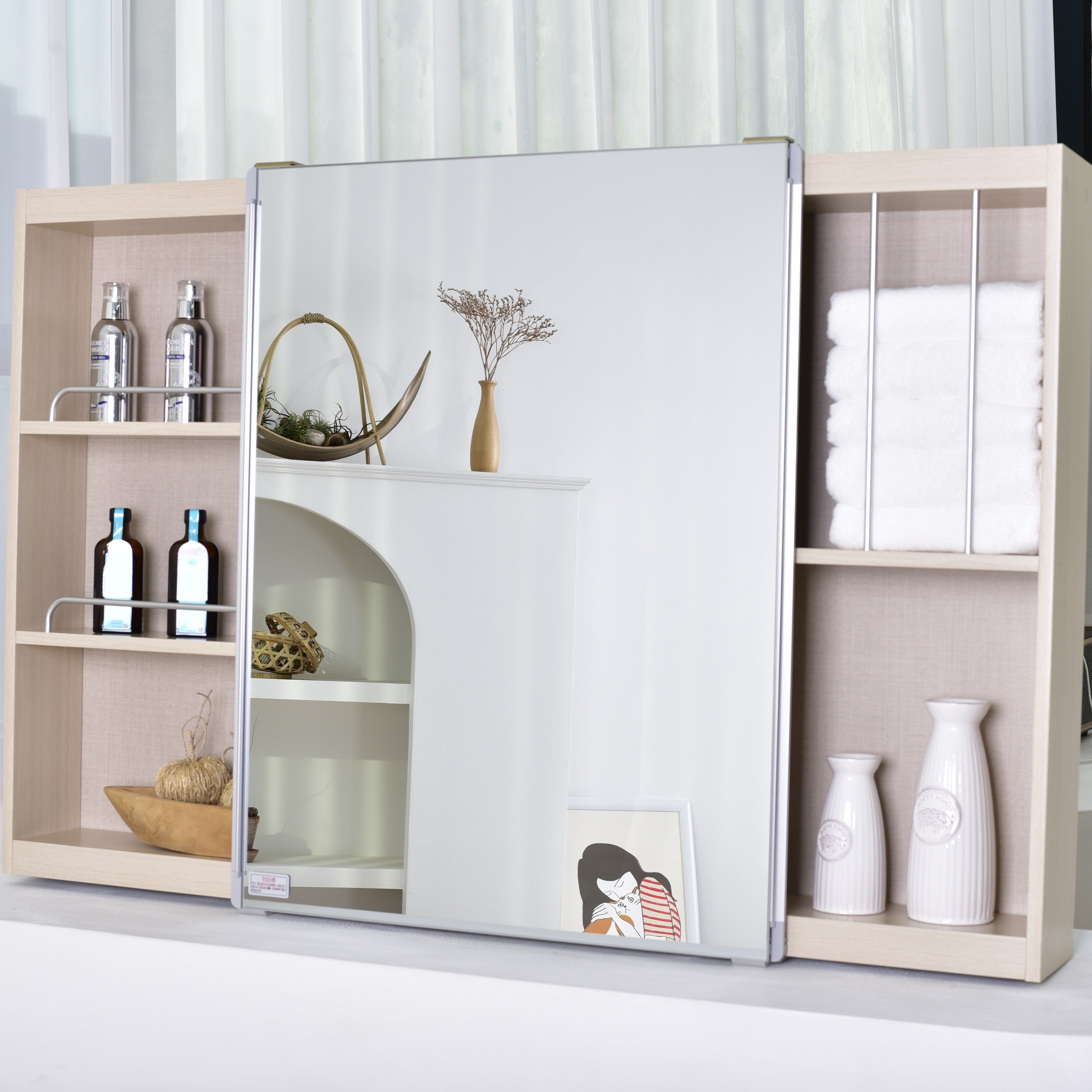 바스퍼 욕실 거울 수납장 화장실 슬라이드장 139,000원