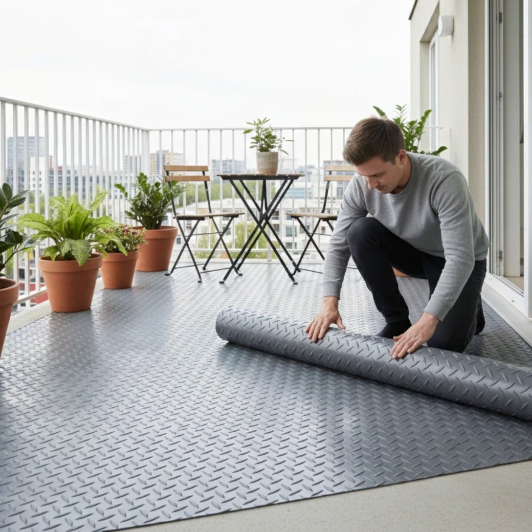 홈앤힐링 단단한 바닥 고무매트 미끄럼방지 고무장판 대용량 22,900원