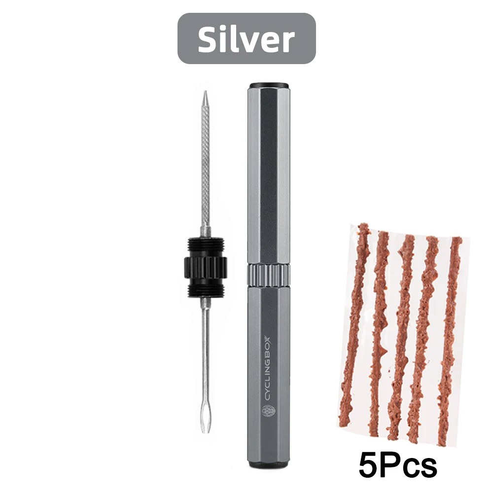 자전거 튜브리스 타이어 수리 도구 키트 미니 MTB 도로 플러그 펑크 플랫 수정 패치 드릴 휴대용 실란트 고무 스트라이프 14,300원