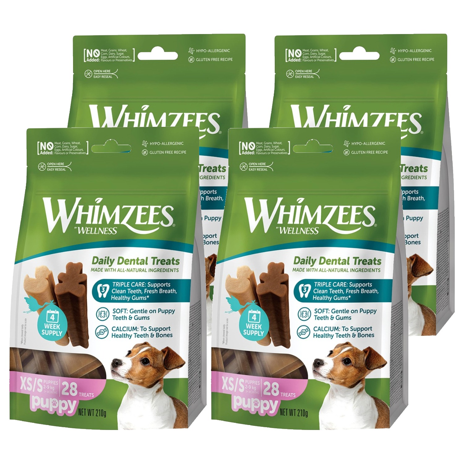 웰니스윔지스 퍼피 덴탈껌 XS/S, 구강청결, 210g, 4개 42,240원