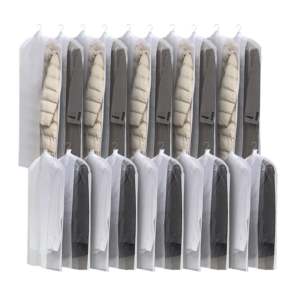 아모란나 화이트 부직포 투명창 옷커버 양복10P+코트10P, 20개, 1개입 28,000원
