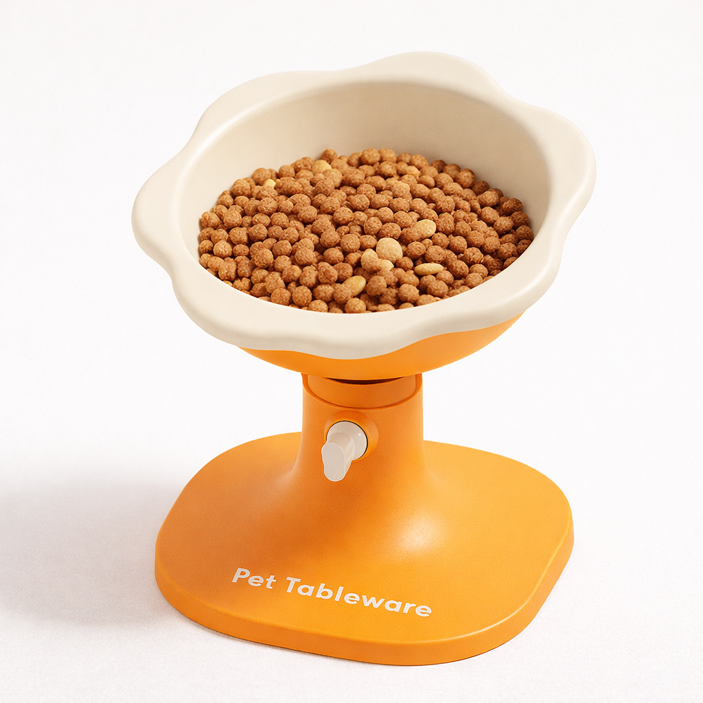 위시피키 관절보호 높이조절 강아지 밥그릇, 1개, 플라워 19,800원