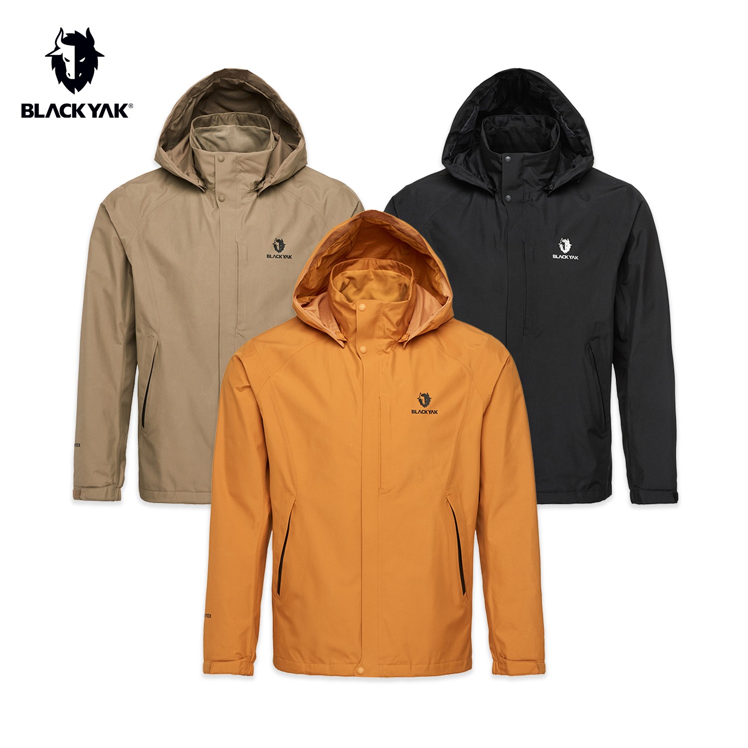 블랙야크 남성 에센셜 고어텍스 GTX 자켓 간절기 심플한 방수 등산 재킷 1BYGJFU001 219,900원