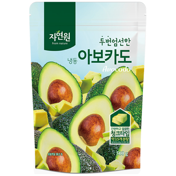 [자연원] 두번엄선한 냉동 아보카도 500g 26,900원