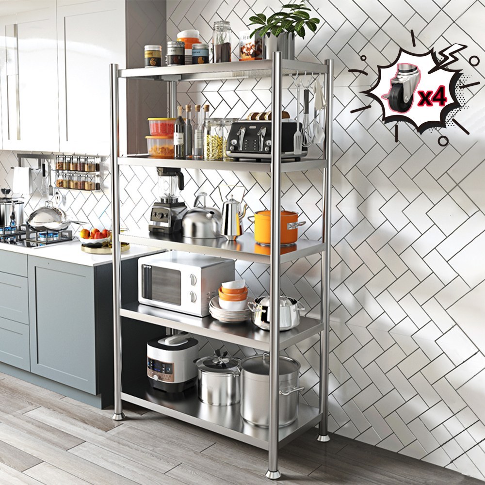 ZOZOFO 새로운 업그레이드 스텐 작업대 주방 선반 수납 전자레인지 다용도 선반 모음 39,990원