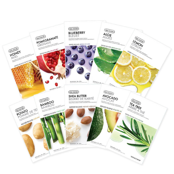 더페이스샵 갈아만든 마스크시트 20종 (마음대로 고르기) 1,000원