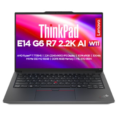 레노버 2025 씽크패드 E14 G6 라이젠7 라이젠 7000 시리즈, Black, 1TB, 32GB, WIN11 Home, 21M3006TKR 1,899,050원