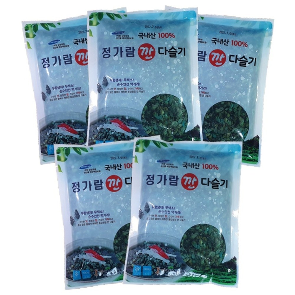 정가람다슬기 동강 청정 국내산 100% 자연산 깐다슬기팩 300g (깐다슬기, 다슬기육수), 300g, 5개 43,500원