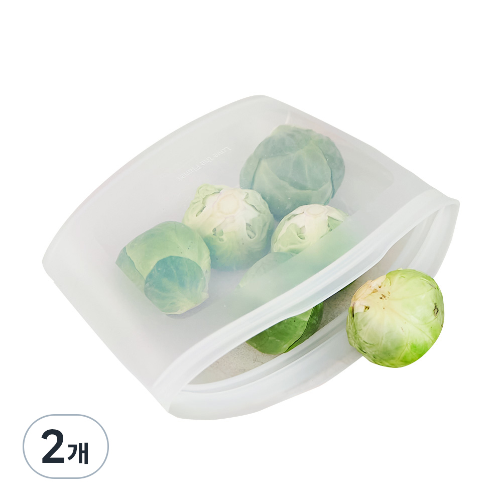 퍼기 3중 밀폐 실리콘 지퍼백 화이트 24,000원