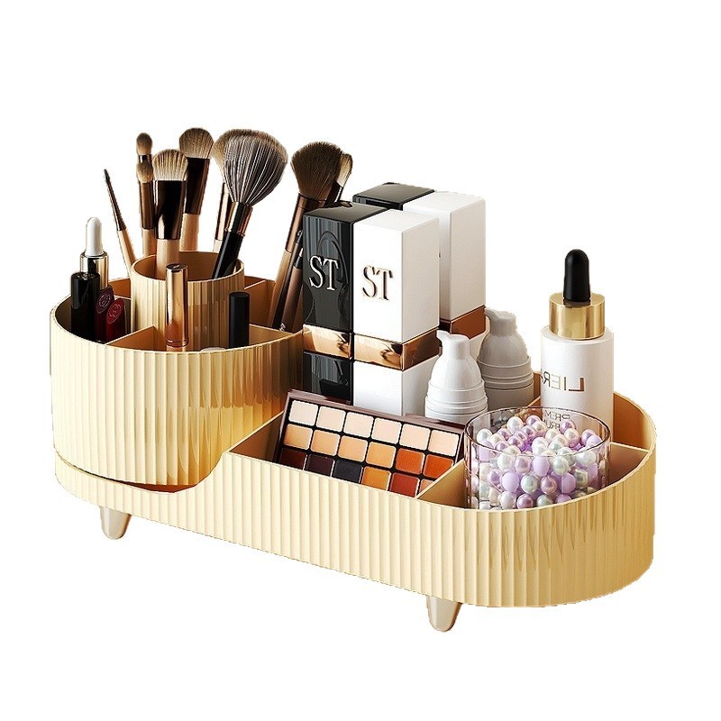 회전 화장품정리함, 크림색 28,800원