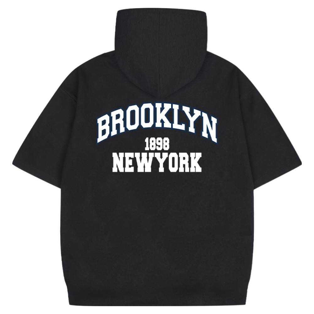 일루소 WD 특양면 오버핏 앞뒤 1898뉴욕 반팔 후드티 21,800원