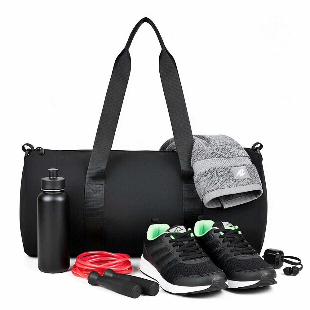 듀엘라 스포츠 여행용 나일론 방수 가벼운 더플백, 1개, 블랙 15,900원