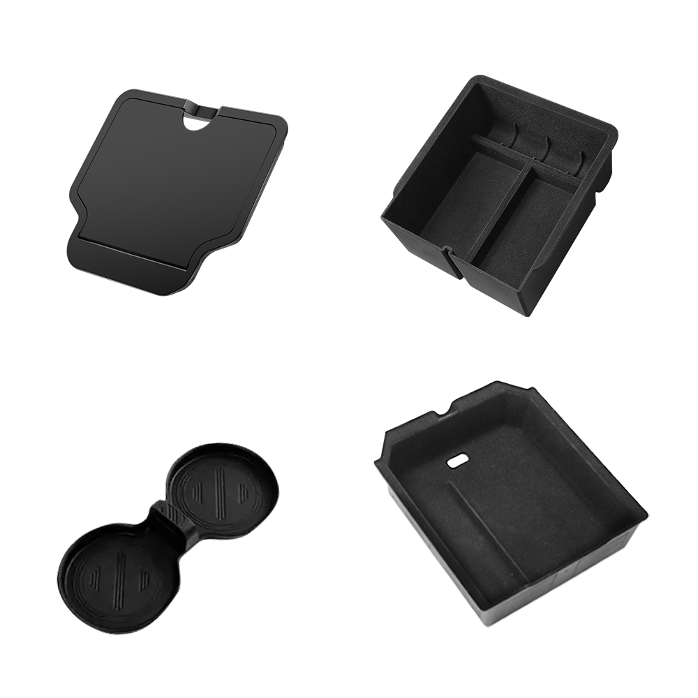 YZ 테슬라 모델Y 주니퍼 콘솔박스 수납함 보관함 세트 수납 보관 스웨이드 세트 모델3 2026 악세사리, 모델YL/모델3(24-26)/모델Y 주니퍼(25-26), 4종세트 35,900원