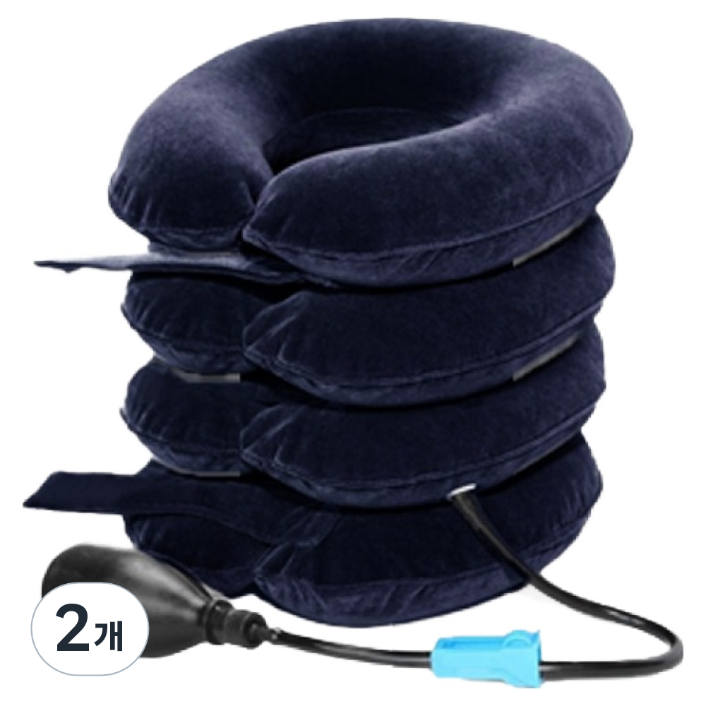 라이프엠디 4단 수동 펌프 공기주입식 수직 목견인 에어 튜브 1등급 의료기기 네이비 59,600원