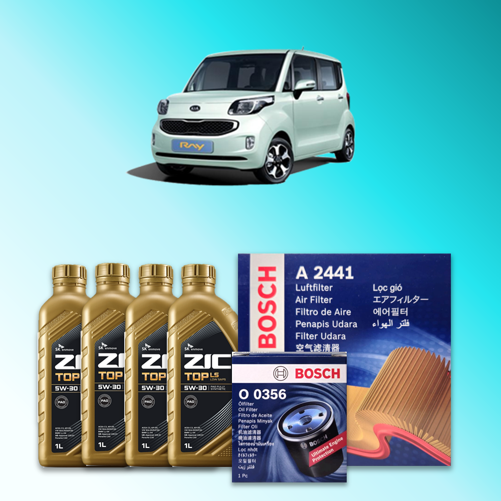 레이 (TAM) 1.0터보 가솔린 엔진오일세트 SK 지크 탑 LS 5W30 (ZIC TOP LS) 76,100원