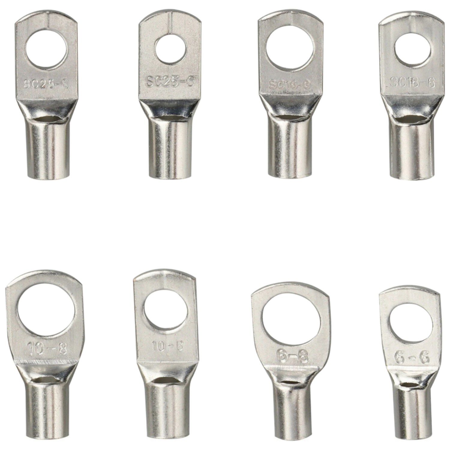 (제이케이) 동관형 터미널A(화이트) 8종 60PCS 황동 링단자 링타입 압착단자, 1개, 화이트 15,800원